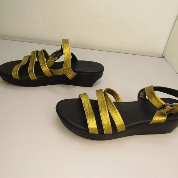 NEW ARCHE Womens Socool Sandals Ankle Strap Buckle Wedge Cushion Size 10 - Picture 4 of 7